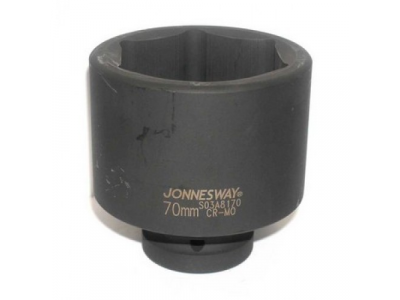 Головка торцевая ударная 1"DR, 70 мм, S03A8170 JONNESWAY от JONNESWAY Головка торцевая ударная 1"DR, 70 мм, S03A8170 JONNESWAY