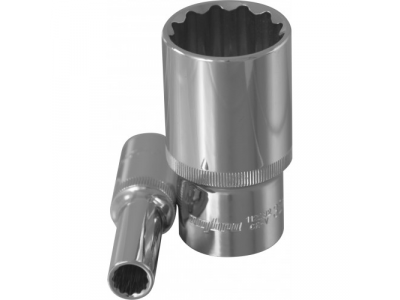 Головка торцевая 12 гранная глубокая 1/2"DR 12мм., Ombra 112212 от OMBRA Головка торцевая 12 гранная глубокая 1/2"DR 12мм., Ombra 112212