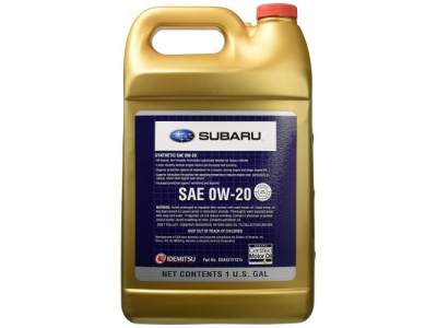 SUBARU 0W-20 (3,780л) Моторное масло от Subaru SUBARU 0W-20 (3,780л) Моторное масло