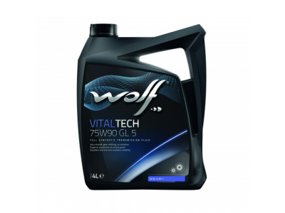 Трансмиссионное масло WOLF VITALTECH 75W90 GL 5 4L от WOLF Трансмиссионное масло WOLF VITALTECH 75W90 GL 5 4L