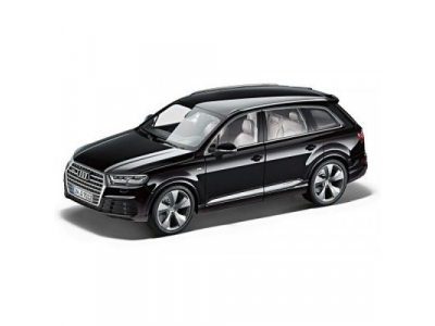 Модель автомобиля Audi Q7 2015, Orca Black, Scale 1:18 от VAG Модель автомобиля Audi Q7 2015, Orca Black, Scale 1:18